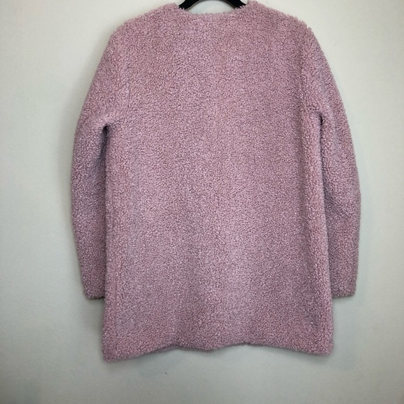 Halogen Blush Shearling Jacket Size Small - Picture 12 of 13